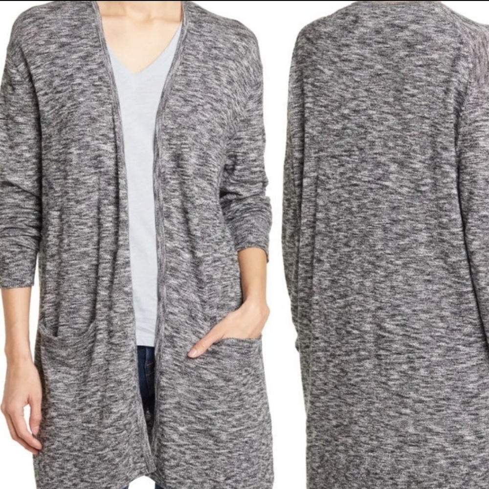 Madewell Summer Ryder grey cardigan sweater w/ pockets sz XL in great condition